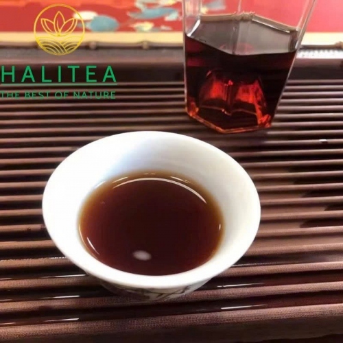 Trà Phổ Nhĩ Sống Lam Tiêu (Song Pin Hao - Blue Label) 1930s Trung Hoa Dân Quốc - Bánh 357g