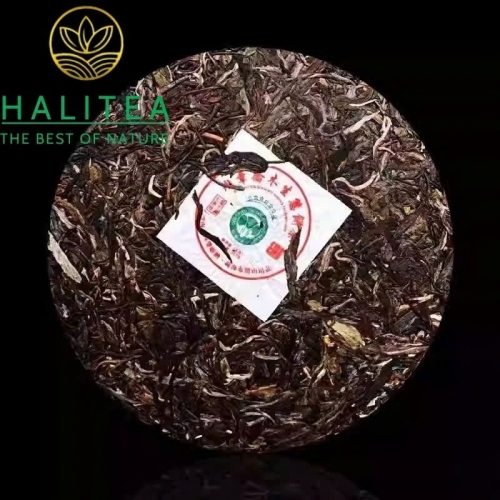 Trà Phổ Nhĩ Sống Lão Ban Chương Hữu Cơ 2008 – Bánh 357g