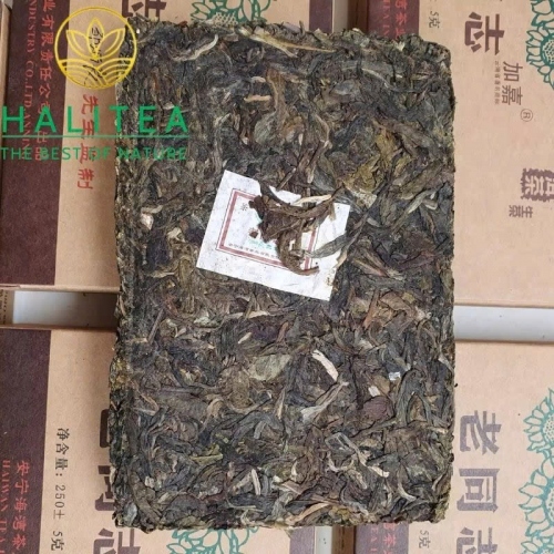 Trà Phổ Nhĩ Sống (Lao Tong Zhi) Lão Đồng Chí Gia Gia 2006 – Gạch 250g