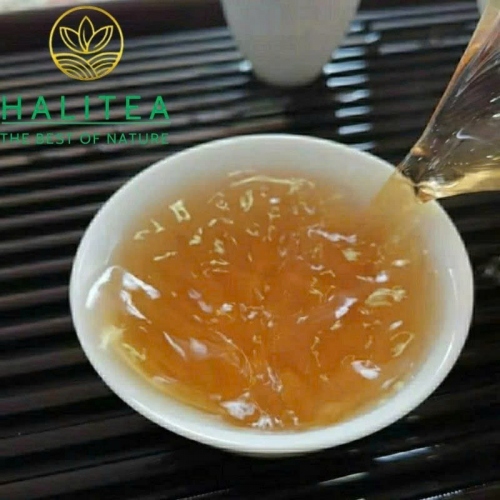 Trà Phổ Nhĩ Sống (Lao Tong Zhi) Lão Đồng Chí Gia Gia 2006 – Gạch 250g