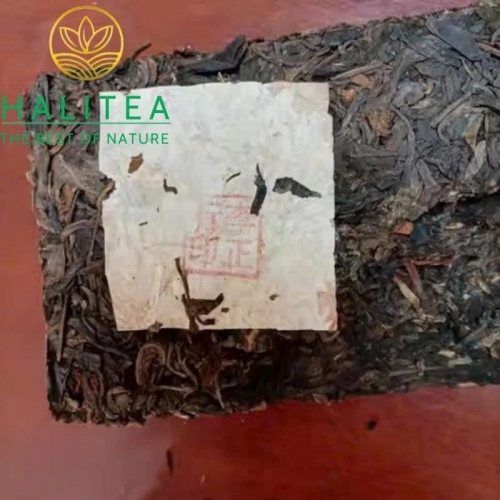 Trà Phổ Nhĩ Sống (Long Yuan Hao) Long Nguyên Hào 2013 Bánh Kỷ Niệm 60 Năm Kiến Châu – Gạch 250g