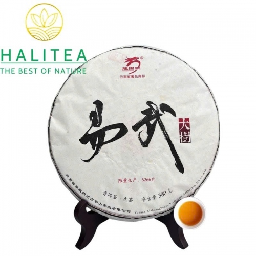 Trà Phổ Nhĩ Sống (Long Yuan Hao) Long Nguyên Hào 2018 – Bánh 380g
