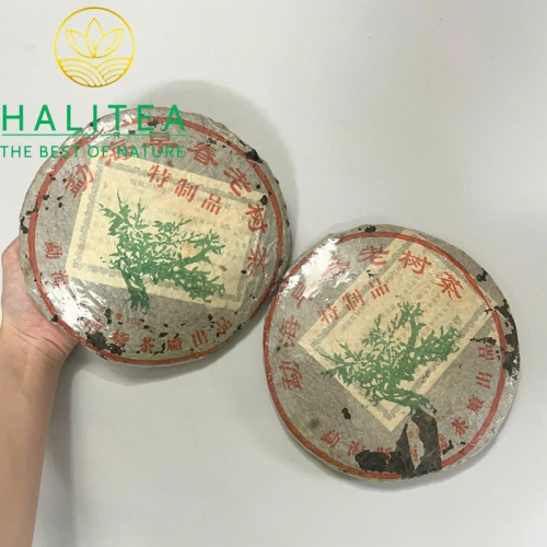 Trà Phổ Nhĩ Sống Mãnh Hải Tảo Xuân Lão Thụ 2005 – Nam Kiều 357g