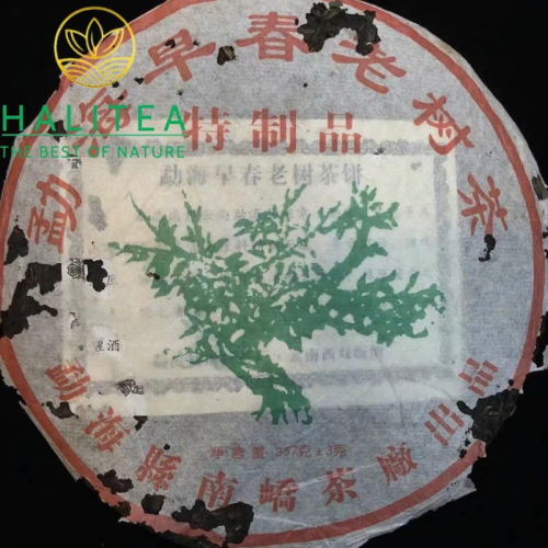 Trà Phổ Nhĩ Sống Mãnh Hải Tảo Xuân Lão Thụ 2005 – Nam Kiều 357g