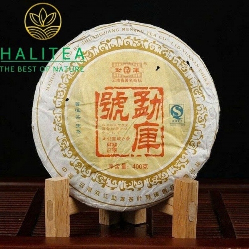 Trà Phổ Nhĩ Sống Mạnh Khố Hào Mengku 2007 - Bánh 400g