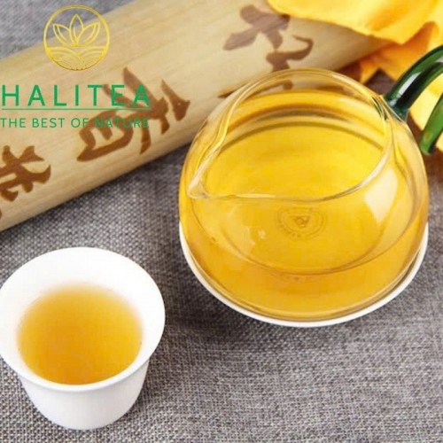 Trà Phổ Nhĩ Sống Ống Tre 2017 Mộc Chỉ Cổ Thụ Mãnh Hải - Ống 500g