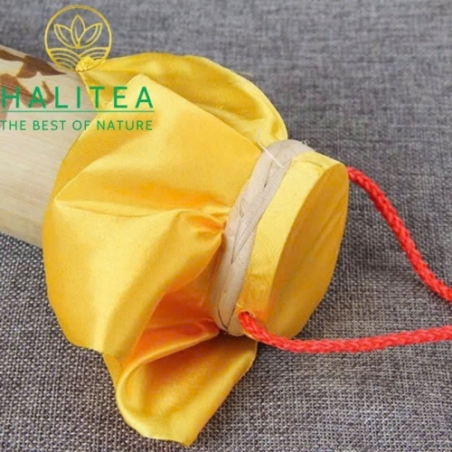 Trà Phổ Nhĩ Sống Ống Tre 2017 Mộc Chỉ Cổ Thụ Mãnh Hải - Ống 500g