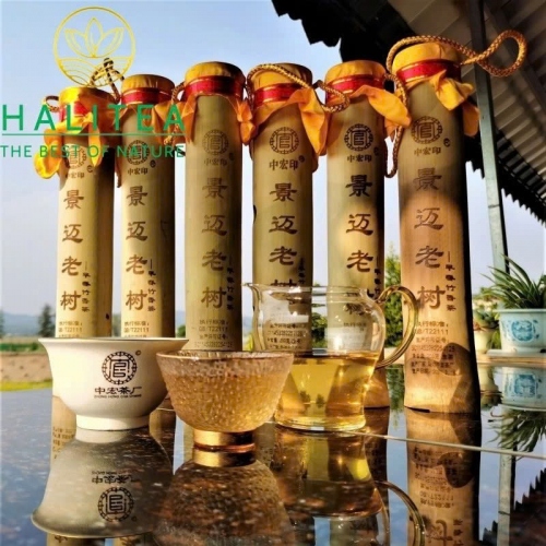 Trà Phổ Nhĩ Sống Ống Tre Cảnh Mại (Jingmai) Năm 2021 – Ống 200g