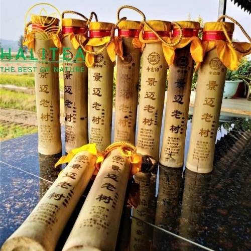 Trà Phổ Nhĩ Sống Ống Tre Cảnh Mại (Jingmai) Năm 2021 – Ống 200g