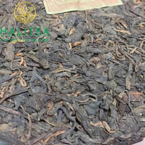 Trà Phổ Nhĩ Sống Phúc Nguyên Xương (Fu Yuan Chang) Dòng 1980s – Bánh 357g