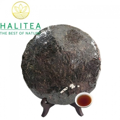Trà Phổ Nhĩ Sống Song Hỷ Hiệu (Shuang Xi Hao) 1988 – Bánh 357g