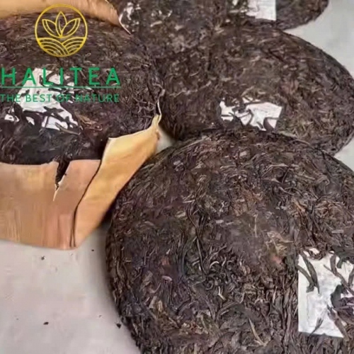 Trà Phổ Nhĩ Sống Song Hỷ Hiệu (Shuang Xi Hao) 1988 – Bánh 357g