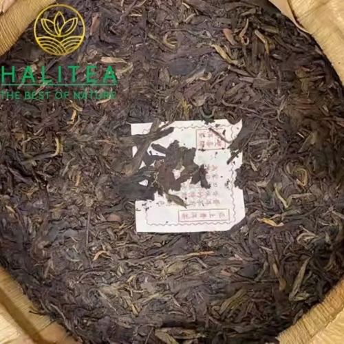 Trà Phổ Nhĩ Sống Song Hỷ Hiệu (Shuang Xi Hao) 1988 – Bánh 357g