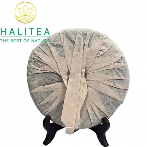 Trà Phổ Nhĩ Sống (Song Pin Hao) Tống Bính Hào Lam Phiếu 2000 – Bánh 357g