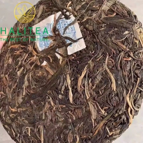 Trà Phổ Nhĩ Sống (Song Pin Hao) Tống Bính Hào Lam Phiếu 2000 – Bánh 357g