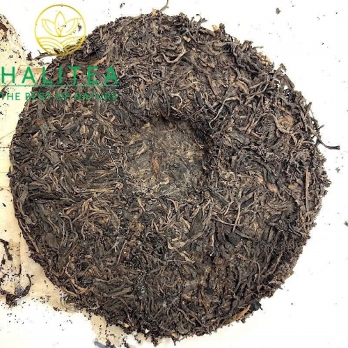 Trà Phổ Nhĩ Sống Song Pin Hao (宋聘号) Xuân Tiêm 1970s – Bánh 357g