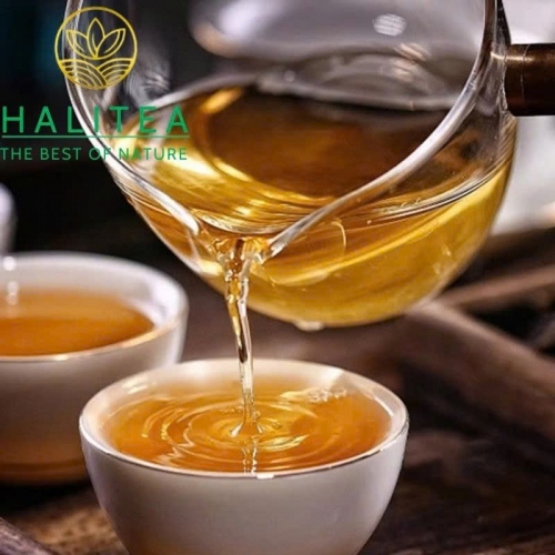 Trà Phổ Nhĩ Sống Thiên Vũ Khổng Tước Tây Song Bản Nạp – Bánh 357g