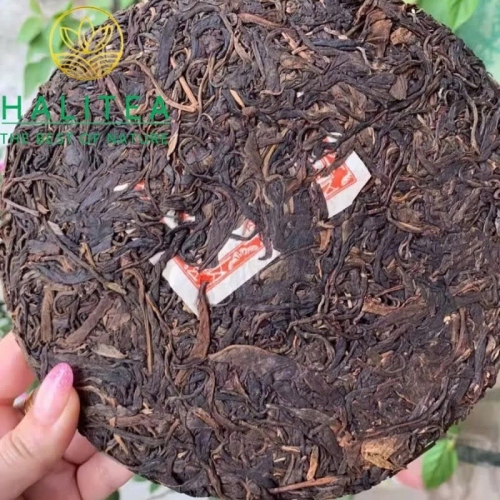 Trà Phổ Nhĩ Sống (Tong Qing Hao) 1990s Đồng Khánh Hiệu - Bánh 357g