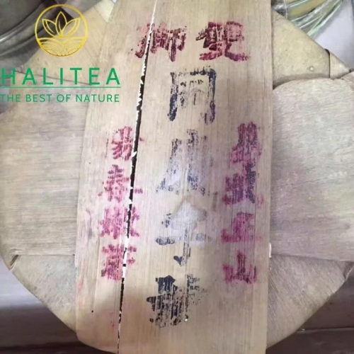 Trà Phổ Nhĩ Sống (Tong Qing Hao) 1990s Đồng Khánh Hiệu - Bánh 357g