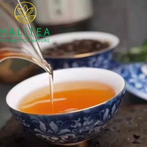 Trà Phổ Nhĩ Sống (Tong Qing Hao) 1990s Đồng Khánh Hiệu - Bánh 357g