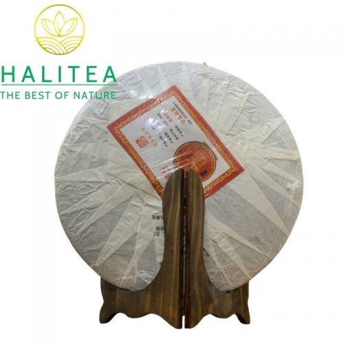 Trà Phổ Nhĩ Sống (Tong Qing Hao) Song Sư Đồng Khánh 2015 Phiên Bản Cống Trà – Bánh 3000g
