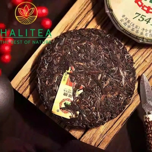Trà Phổ Nhĩ Sống Trung Trà 7541 (Zhongcha) 2025 – Bánh 150gr