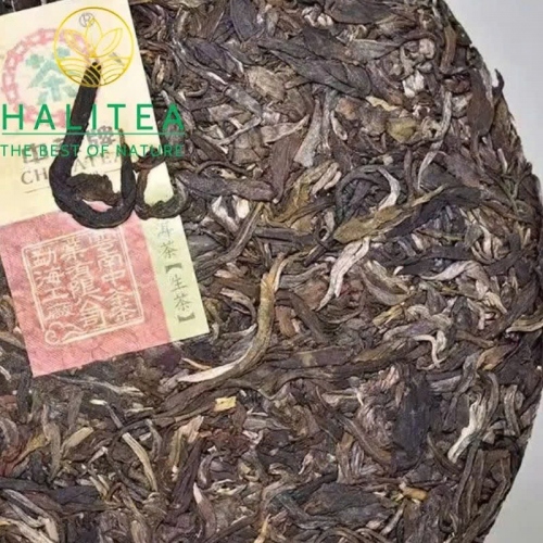 Trà Phổ Nhĩ Sống Trung Trà 7741 (Zhongcha) 2024 Bản Chuẩn Vị Lâm Thương – Bánh 357g