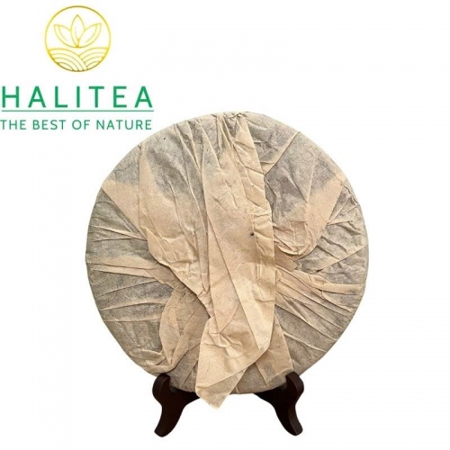 Trà Phổ Nhĩ Sống Trung Trà Ban Chương Hữu Cơ Tiểu Bạch Thái 2003 – Bánh 357g