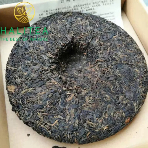 Trà Phổ Nhĩ Sống Trung Trà Dã Sinh Kiều Mộc 2002 – Bánh 357g