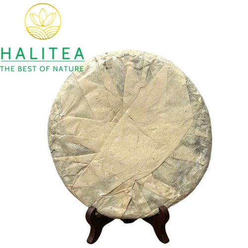 Trà Phổ Nhĩ Sống Trung Trà Đại Lam Ấn Mãnh Hải 1998 (Zhongcha Blue Label) – Bánh 357g