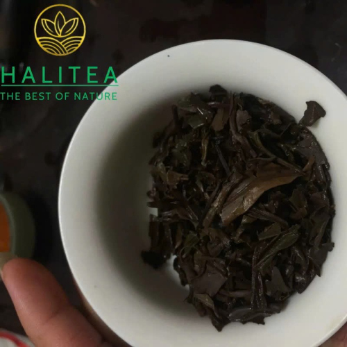 Trà Phổ Nhĩ Sống Trung Trà Đại Lam Ấn Mãnh Hải 1998 (Zhongcha Blue Label) – Bánh 357g