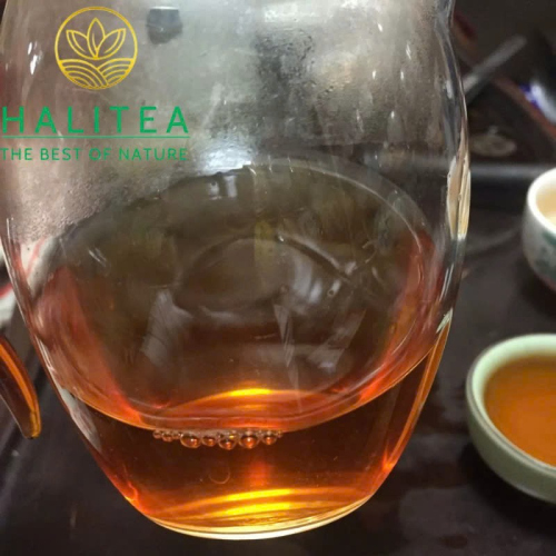 Trà Phổ Nhĩ Sống Trung Trà Đại Lam Ấn Mãnh Hải 1998 (Zhongcha Blue Label) – Bánh 357g