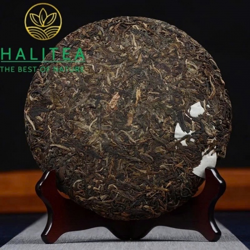 Trà Phổ Nhĩ Sống Trung Trà Đệ Nhất Bính 0001 Lục Ấn 2007 – Bánh 380g