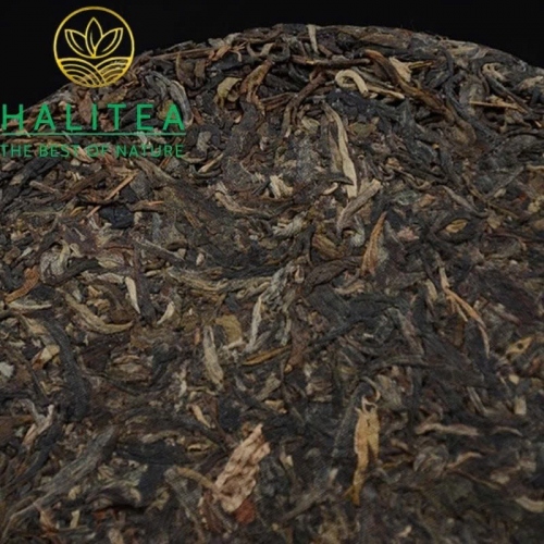 Trà Phổ Nhĩ Sống Trung Trà Đệ Nhất Bính 0001 Lục Ấn 2007 – Bánh 380g