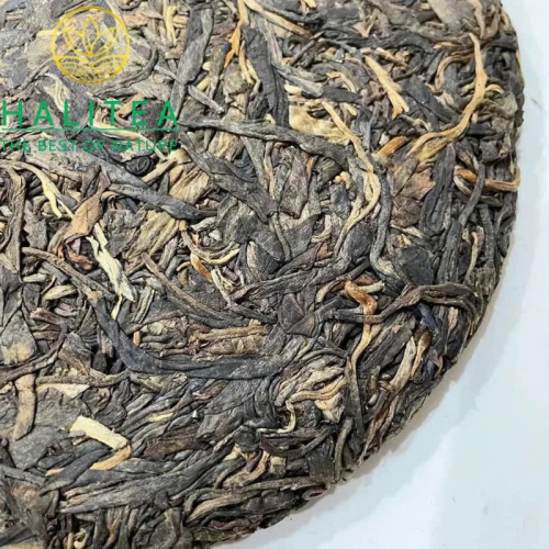 Trà Phổ Nhĩ Sống Trung Trà Lục Ấn 2003 – Bánh Trà Cổ Vân Nam 357g