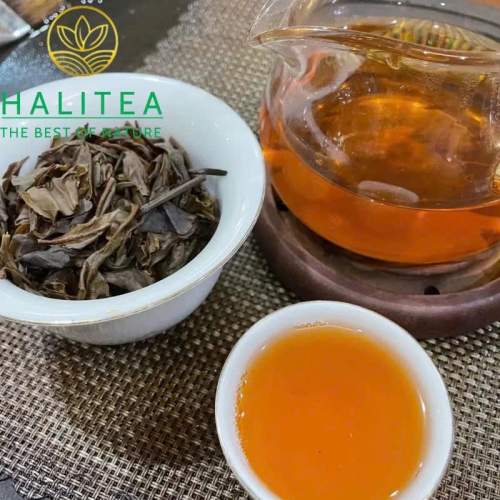 Trà Phổ Nhĩ Sống Trung Trà Lục Ấn 2003 – Bánh Trà Cổ Vân Nam 357g