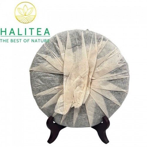 Trà Phổ Nhĩ Sống Trung Trà Lục Ấn 7262 Năm 2003 - Bánh 357g