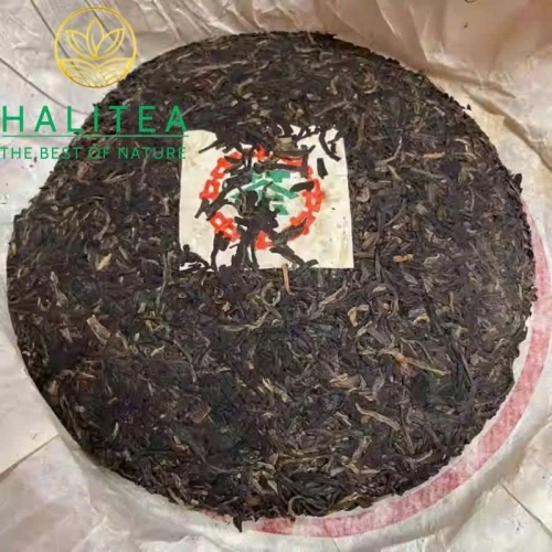 Trà Phổ Nhĩ Sống Trung Trà Lục Ấn 7262 Năm 2003 - Bánh 357g