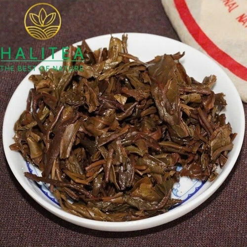 Trà Phổ Nhĩ Sống Trung Trà Lục Ấn 7262 Năm 2003 - Bánh 357g