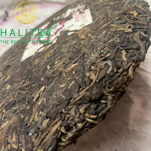 Trà Phổ Nhĩ Sống Trung Trà Tử Hồng Lục Ấn 2003 Bánh 357g