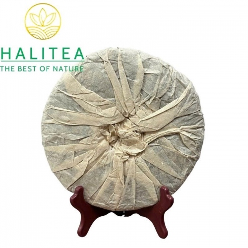 Trà Phổ Nhĩ Sống Trung Trà (Zhongcha - Blue Label) Lam Ấn Giáp Cấp 2005 – Bánh 357g
