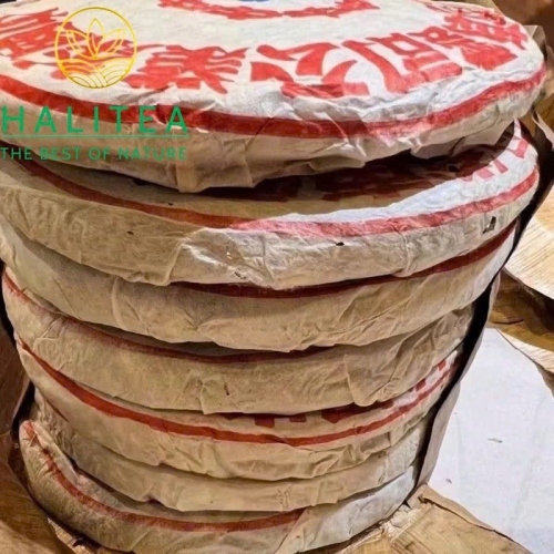 Trà Phổ Nhĩ Sống Trung Trà (Zhongcha - Blue Label) Lam Ấn Giáp Cấp 2005 – Bánh 357g