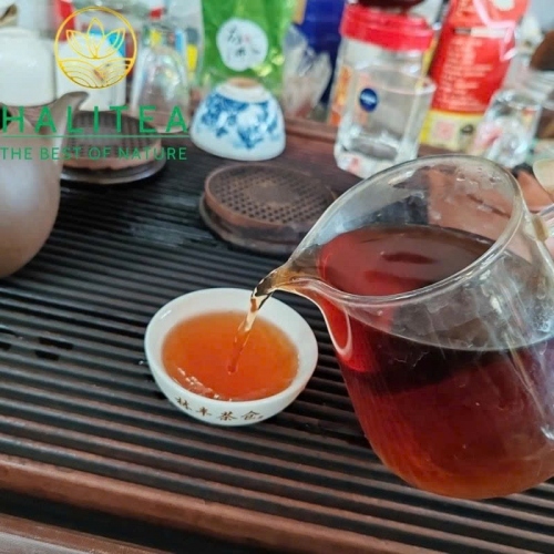 Trà Phổ Nhĩ Sống Trung Trà (Zhongcha - Blue Label) Lam Ấn Giáp Cấp 2005 – Bánh 357g