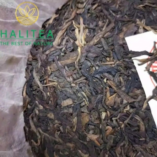 Trà Phổ Nhĩ Sống Trung Trà (Zhongcha) Đại Hồng Ấn 1990s – Bánh 357g