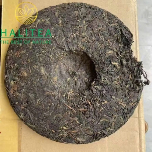 Trà Phổ Nhĩ Sống Trung Trà - Zhongcha Đại Lam Ấn Năm 2003 - Bánh 357g