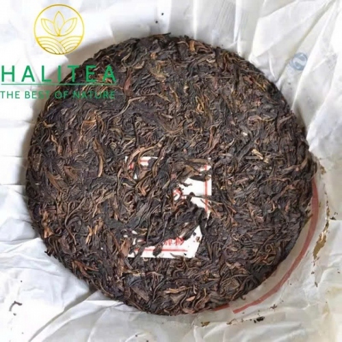 Trà Phổ Nhĩ Sống Trung Trà (Zhongcha) Hồng Ấn 2010 Cổ Phong Vân Nam – Bánh 380g