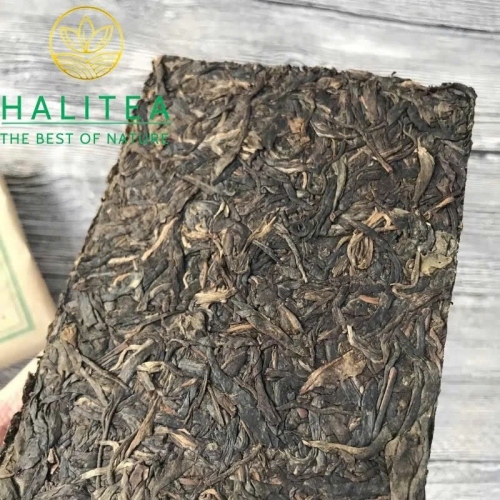 Trà Phổ Nhĩ Sống Trung Trà (Zhongcha) Lục Ấn 2002 – Gạch 250g