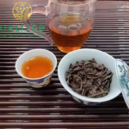 Trà Phổ Nhĩ Sống Trung Trà – Zhongcha Lục Trung Hồng Ấn 1990s – Bánh 357g