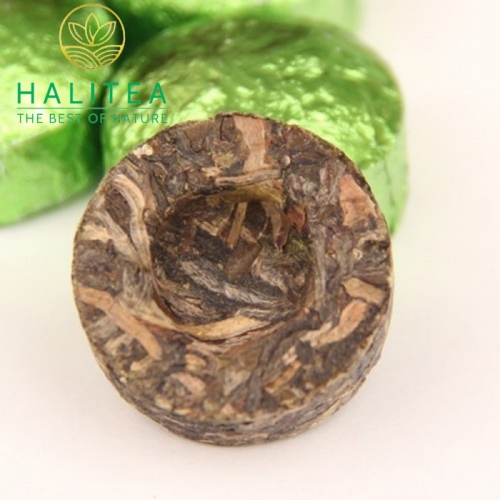 Trà Phổ Nhĩ Sống Viên Xanh Cao Cấp 75g