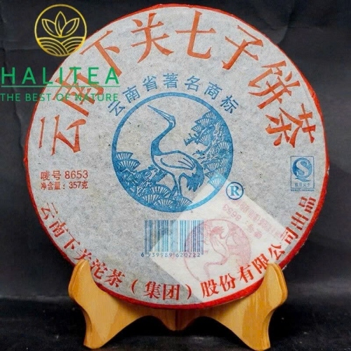 Trà Phổ Nhĩ Sống (Xiaguan – 8653) Hạ Quan 2006 – Bánh 357g